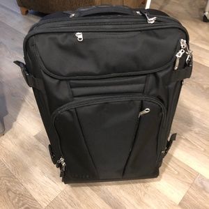 E-Bags TLS Hybird  Carry-on Luggage. Black